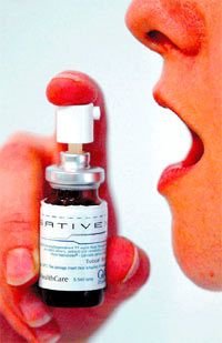 Semprotan oral Sativex (Pinterest)