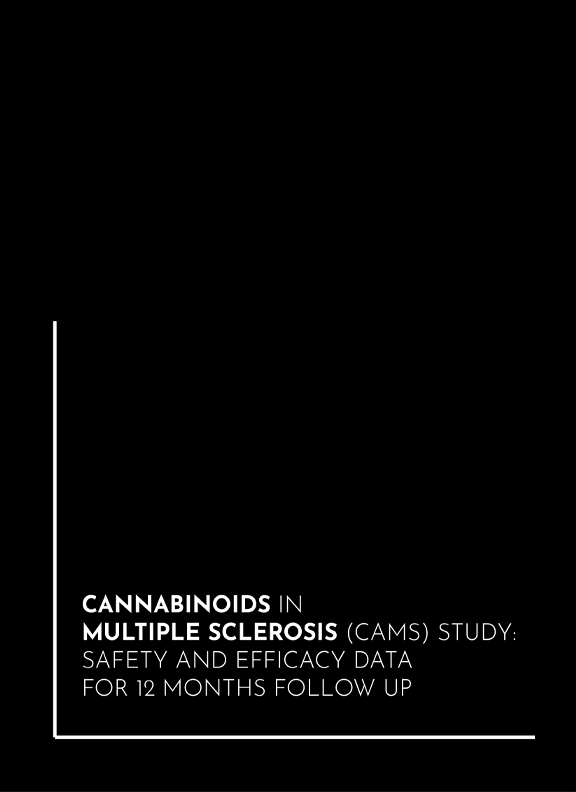 Book Cover: Cannabinoids in Multiple Sclerosis (CAMS) Study: Safety and Efficacy Data for 12 Months Follow Up