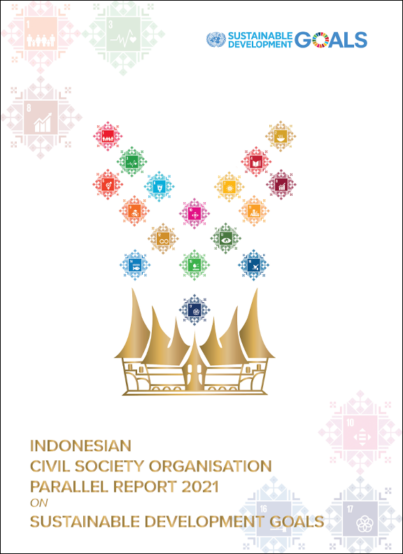 Book Cover: Indonesian Civil Society Organisation Parallel Report 2021 on SDGs