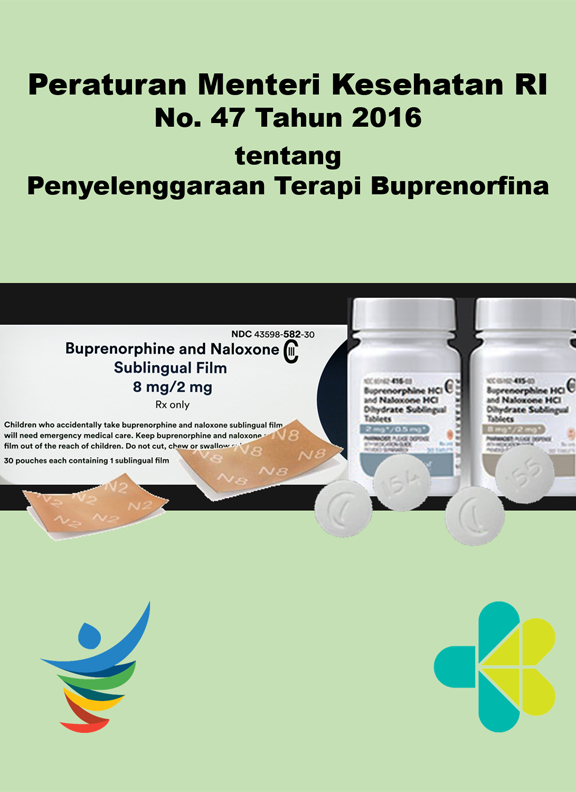 Book Cover: Penyelenggaraan Terapi Buprenorfina