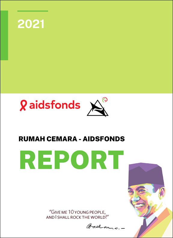 Book Cover: Rumah Cemara - Aidsfonds Project Report 2021